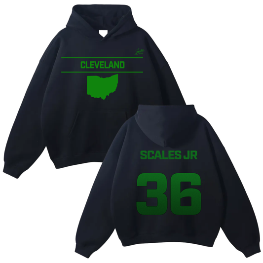 Aaron Scales Jr Oversize Fleeced Hoodie
