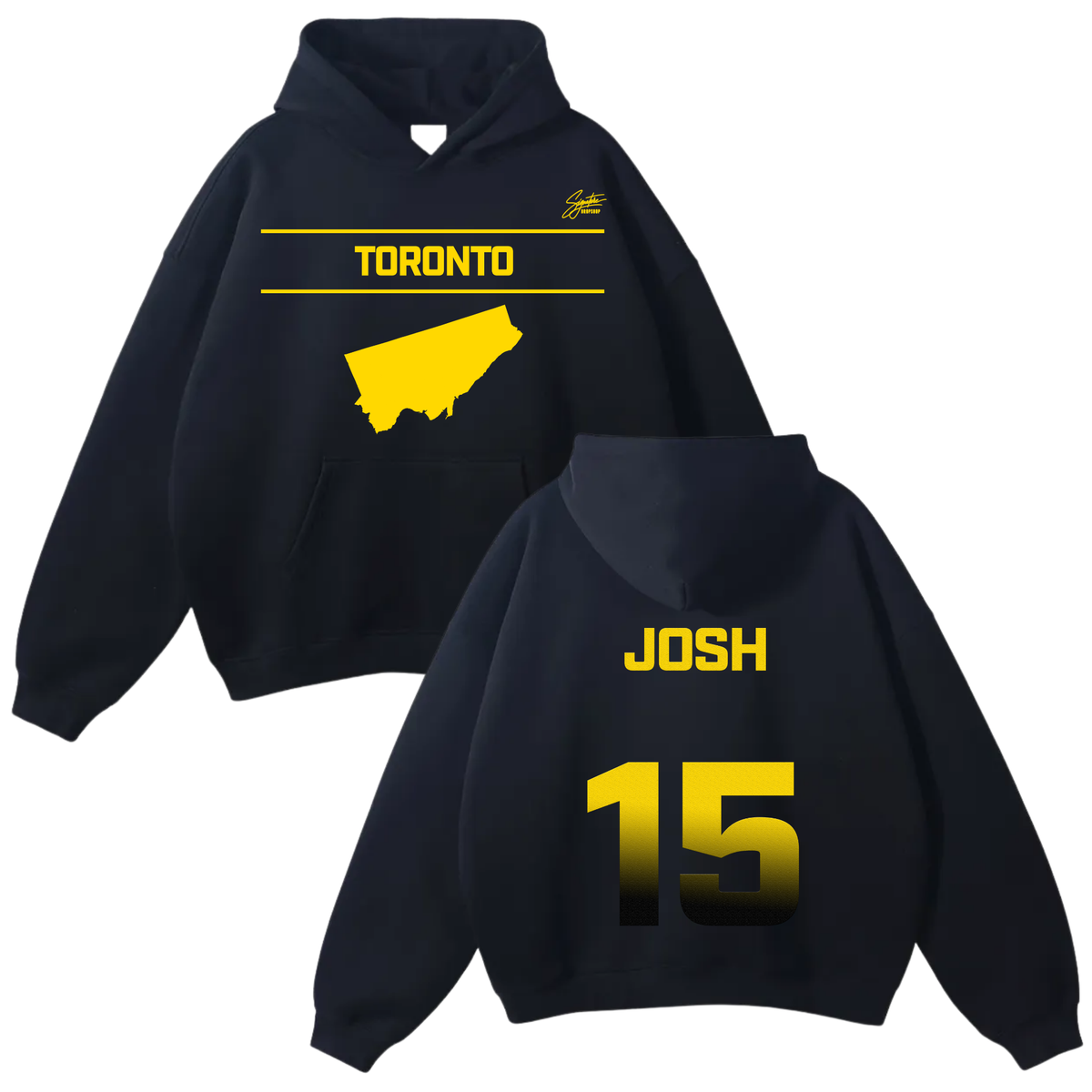 Josh Martin Oversize Fleeced Hoodie