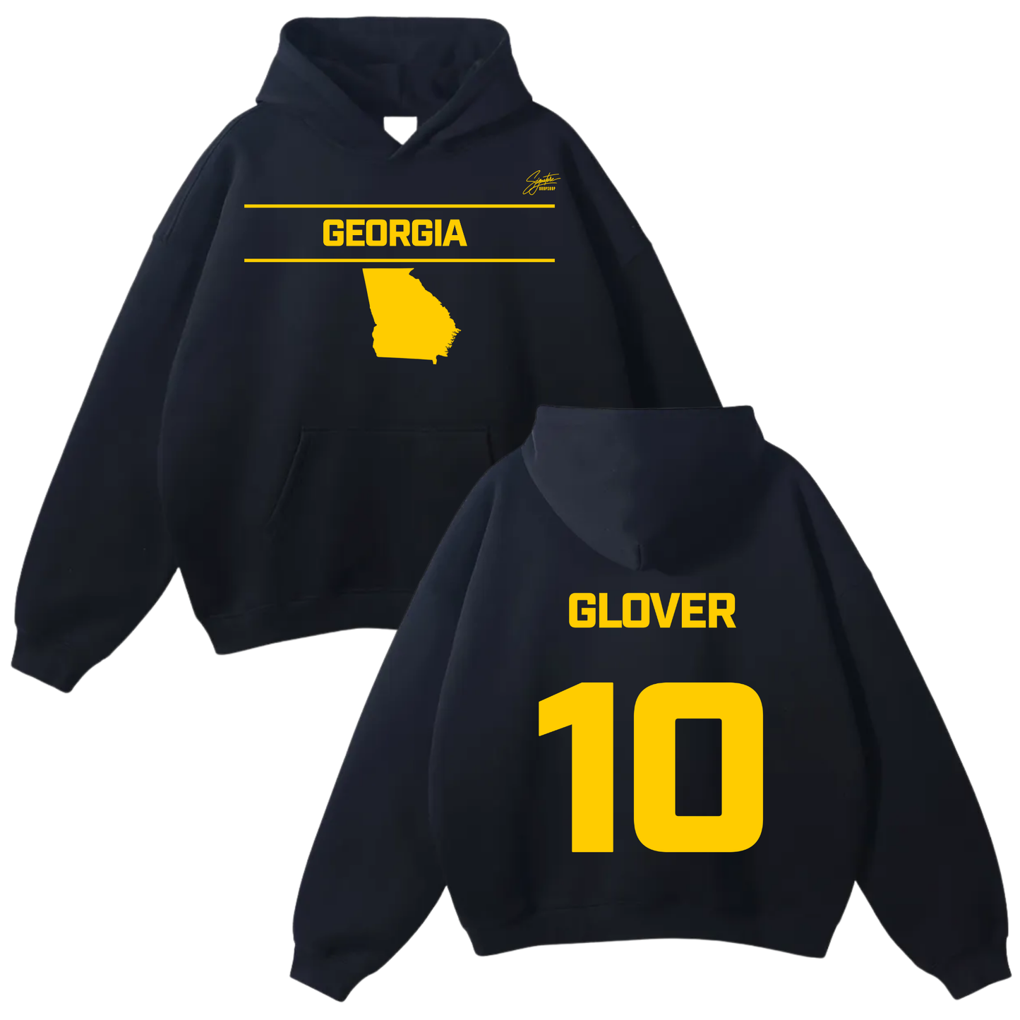 Tevon Glover Oversize Fleeced Hoodie