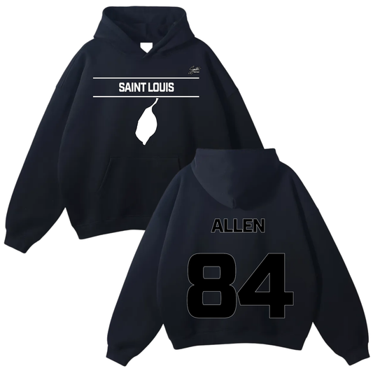 Zach Allen Oversize Fleeced Hoodie