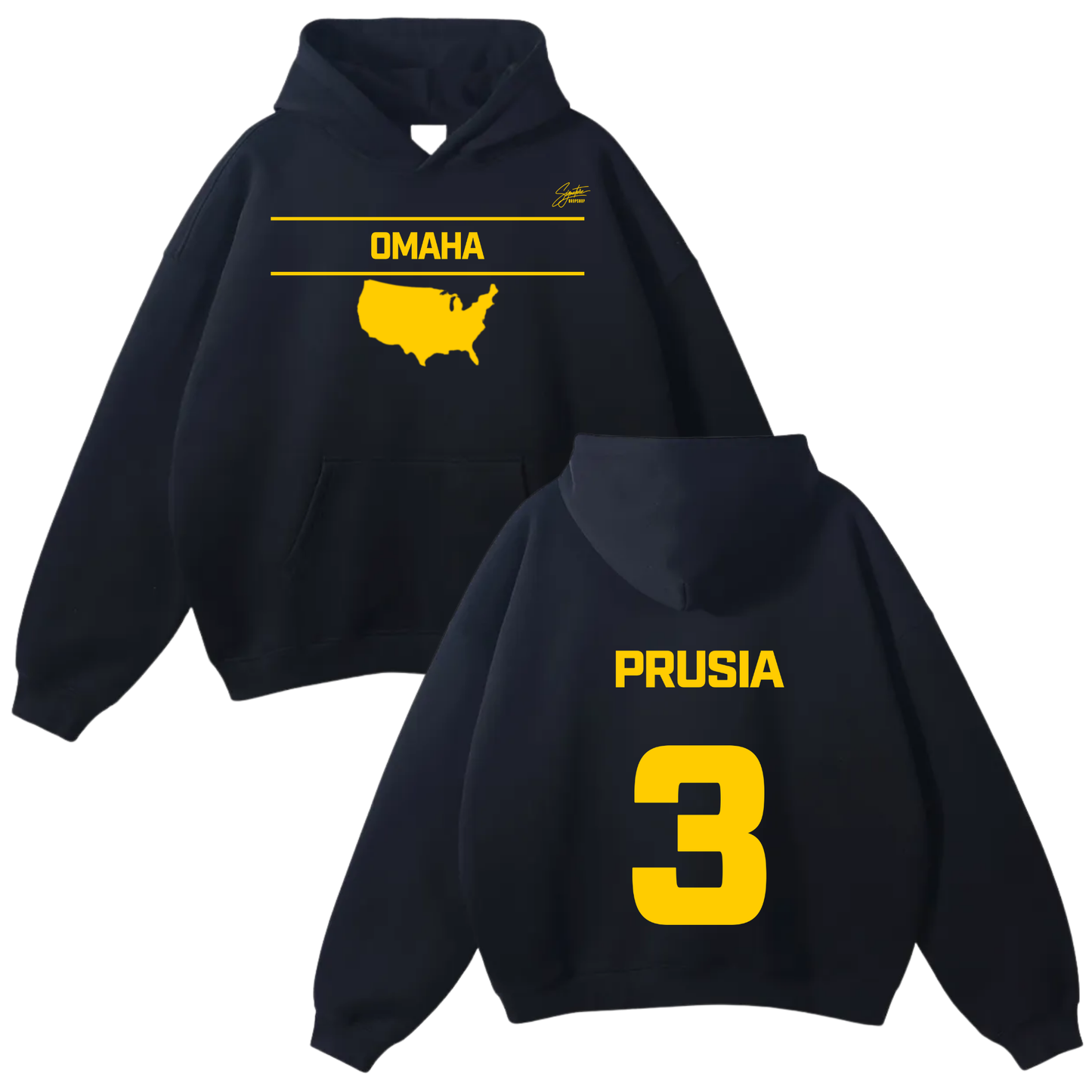 Desmond Prusia Oversize Fleeced Hoodie