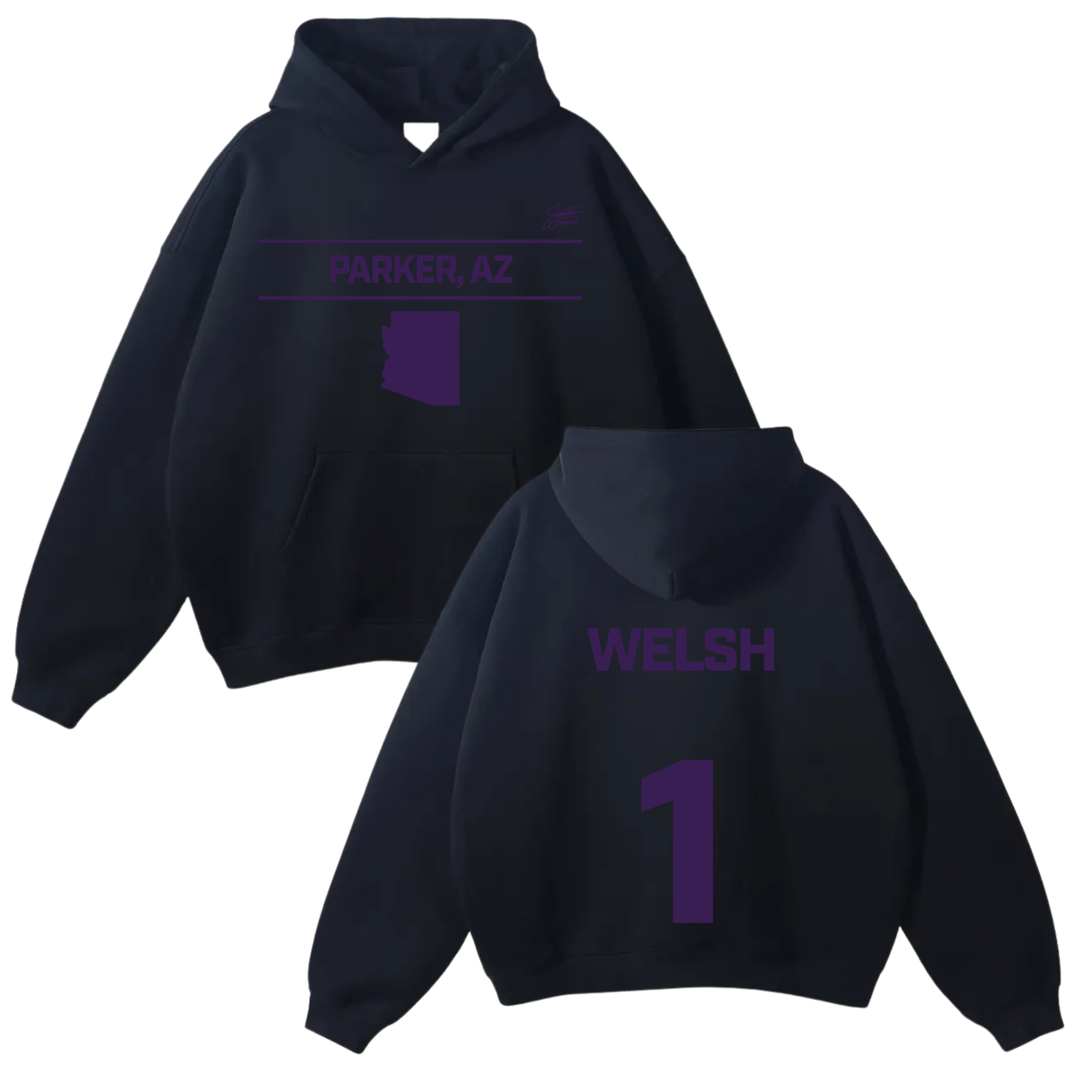 Darwin Welsh Oversize Fleeced Hoodie