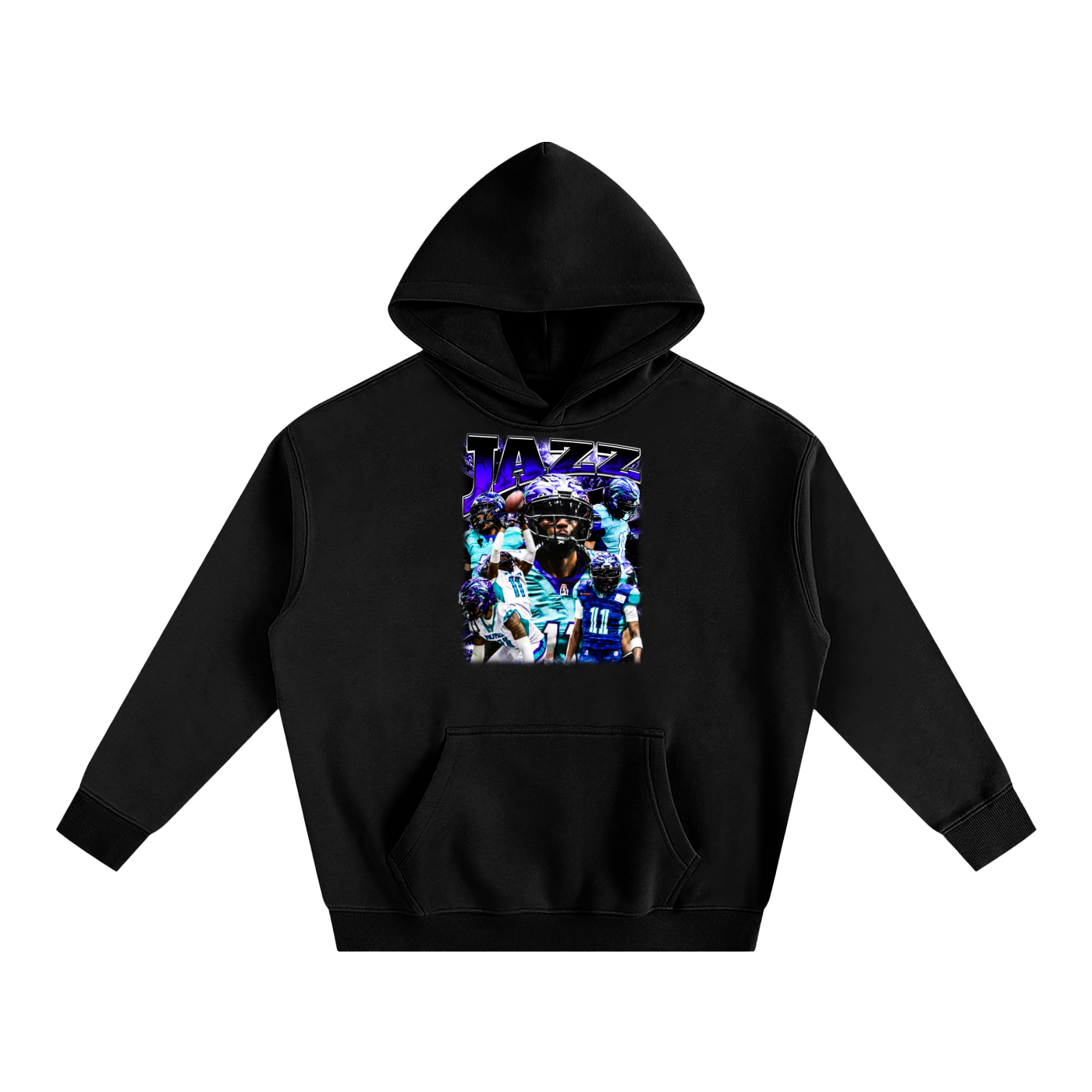 I'jaaz Rashid Oversize Fleeced Hoodie