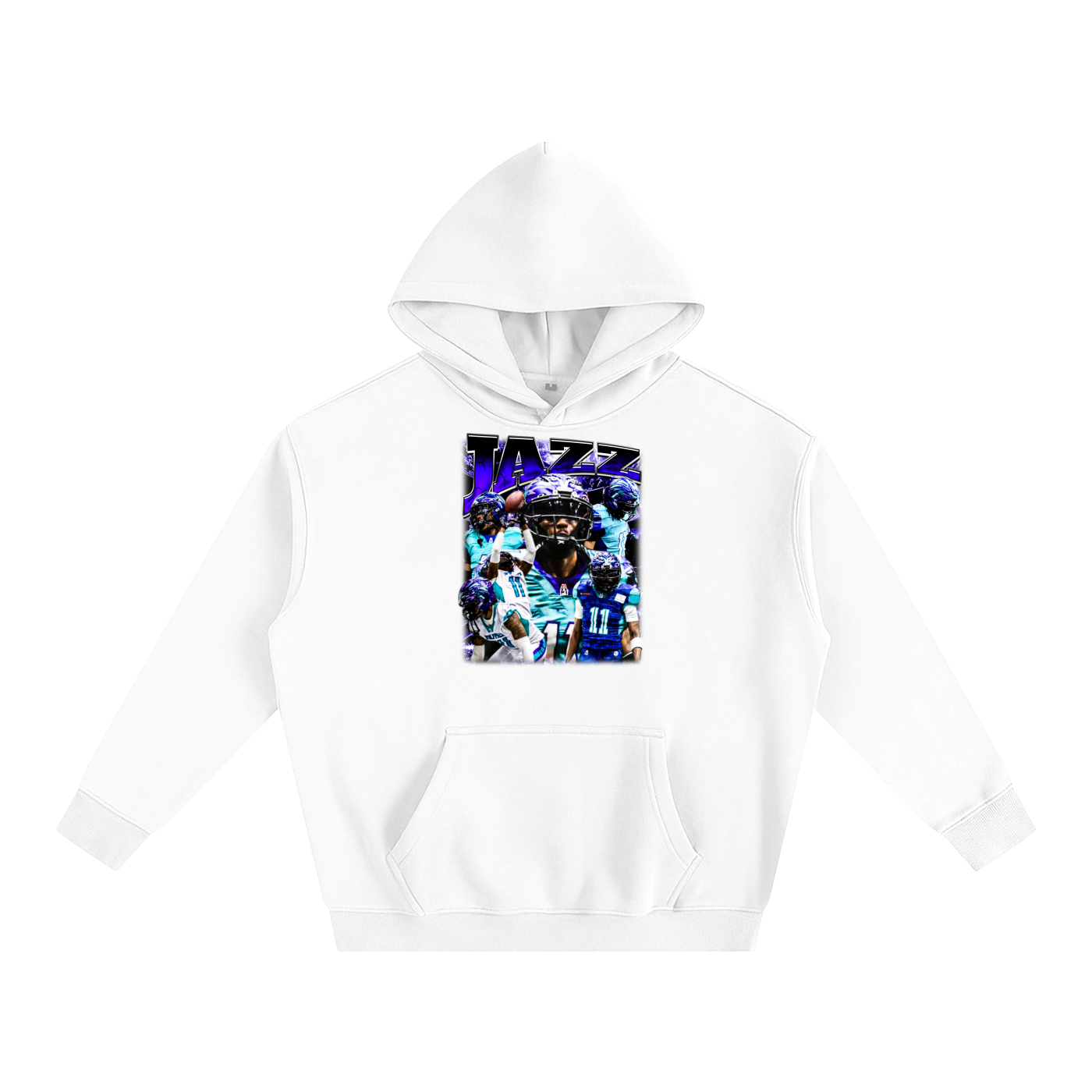 I'jaaz Rashid Oversize Fleeced Hoodie