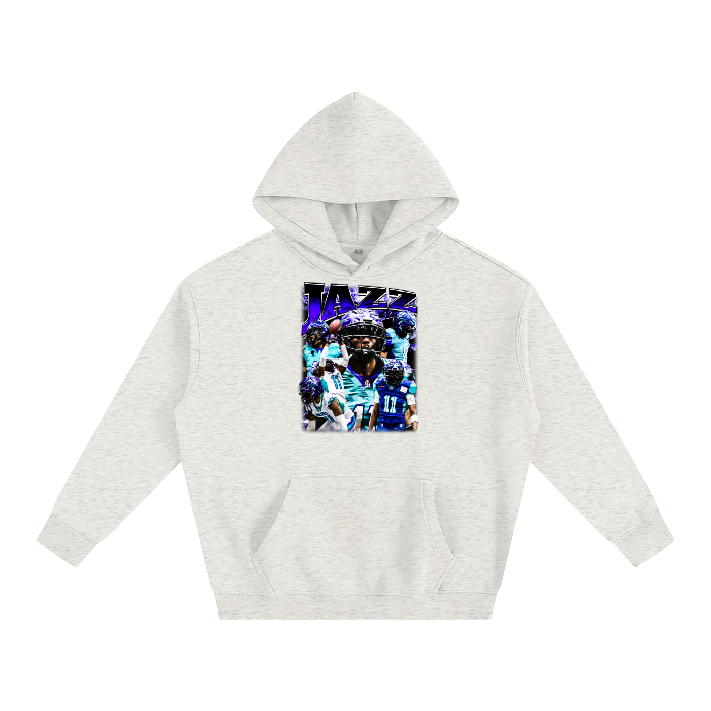 I'jaaz Rashid Oversize Fleeced Hoodie