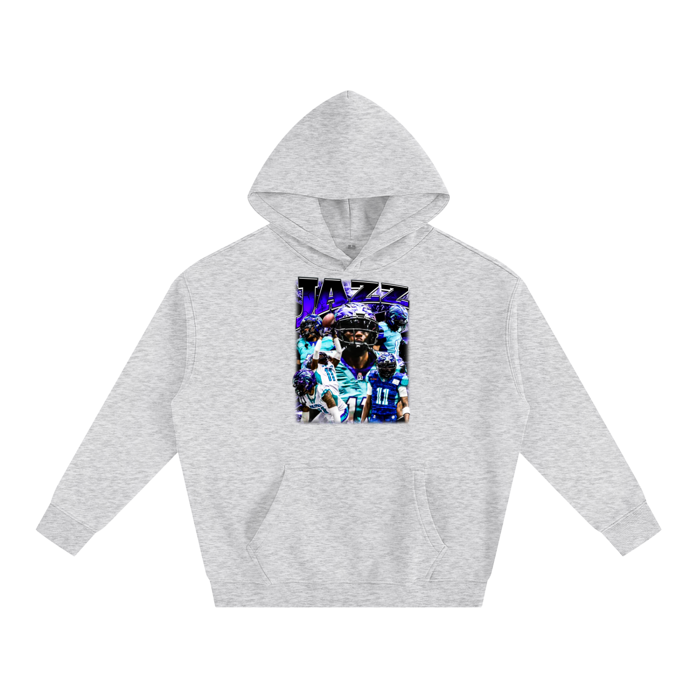 I'jaaz Rashid Oversize Fleeced Hoodie
