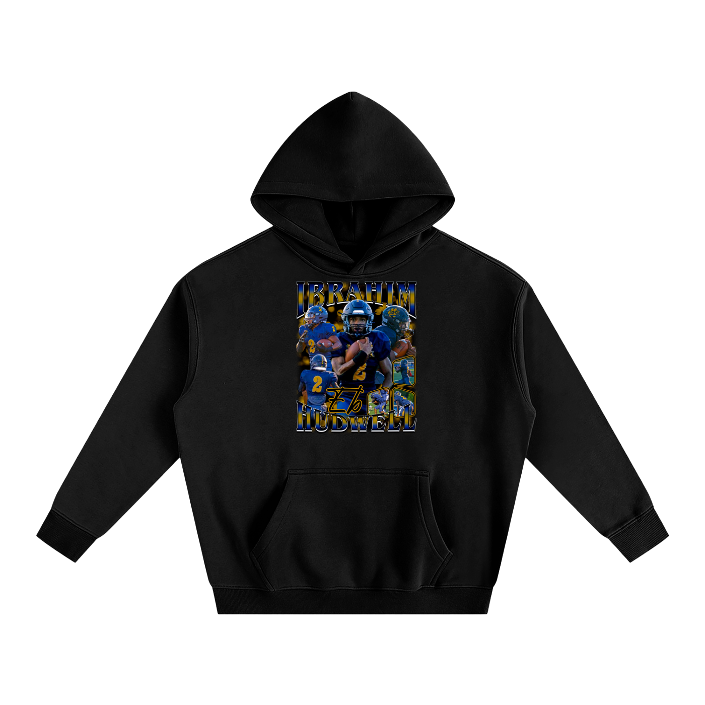 Ibrahim Hudwell Oversize Fleeced Hoodie