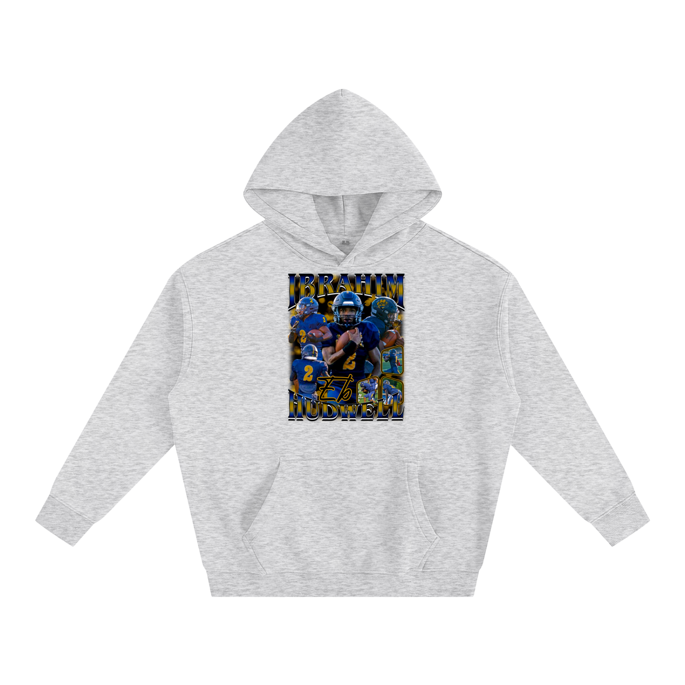 Ibrahim Hudwell Oversize Fleeced Hoodie