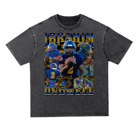 Ibrahim Hudwell Oversized Acid wash T-shirt