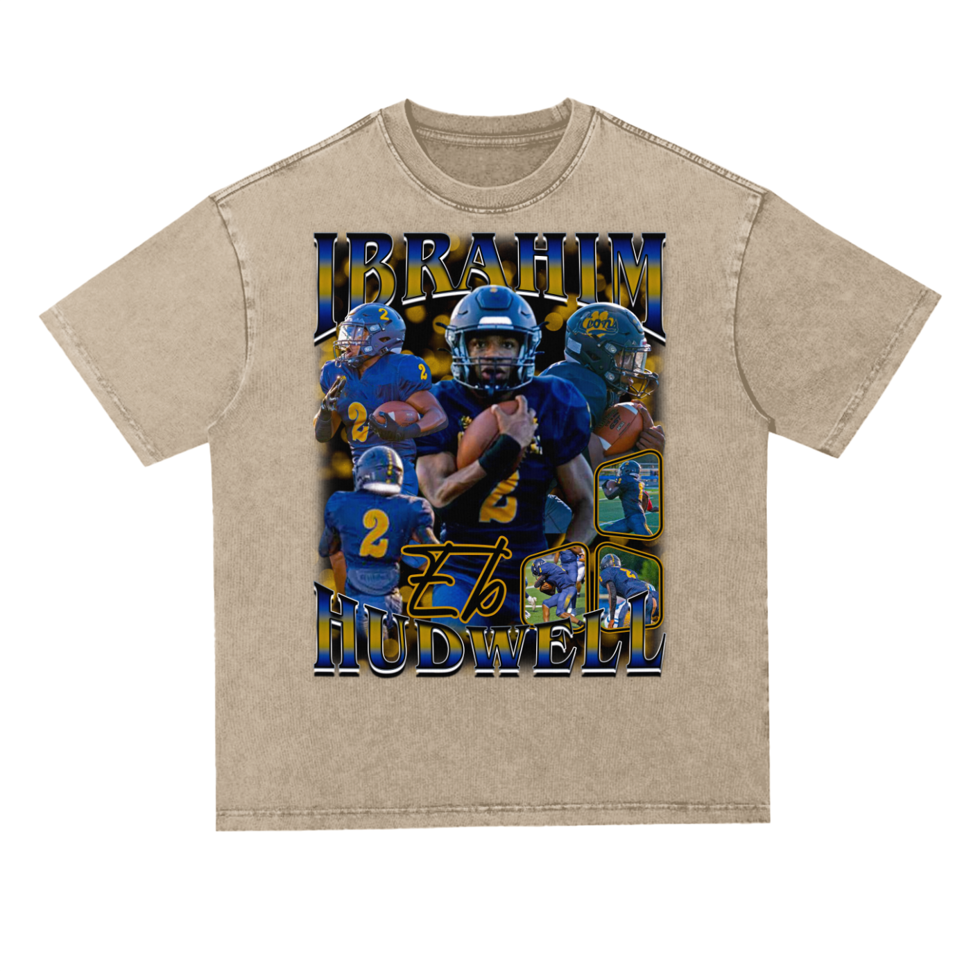 Ibrahim Hudwell Oversized Acid wash T-shirt