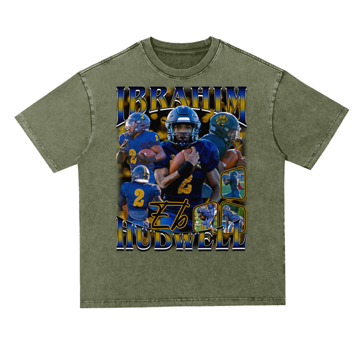 Ibrahim Hudwell Oversized Acid wash T-shirt