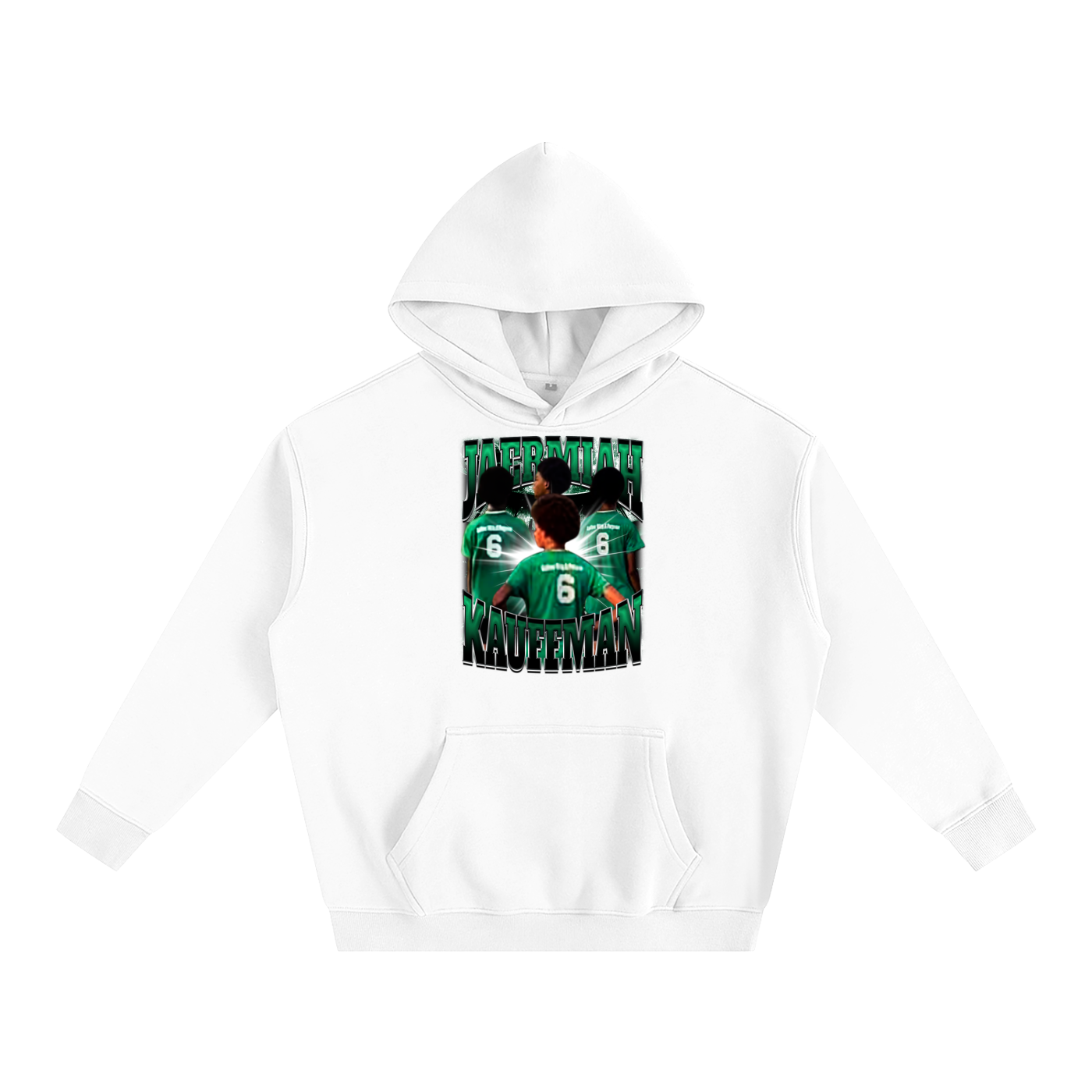 Jaermiah Kauffman Oversize Fleeced Hoodie