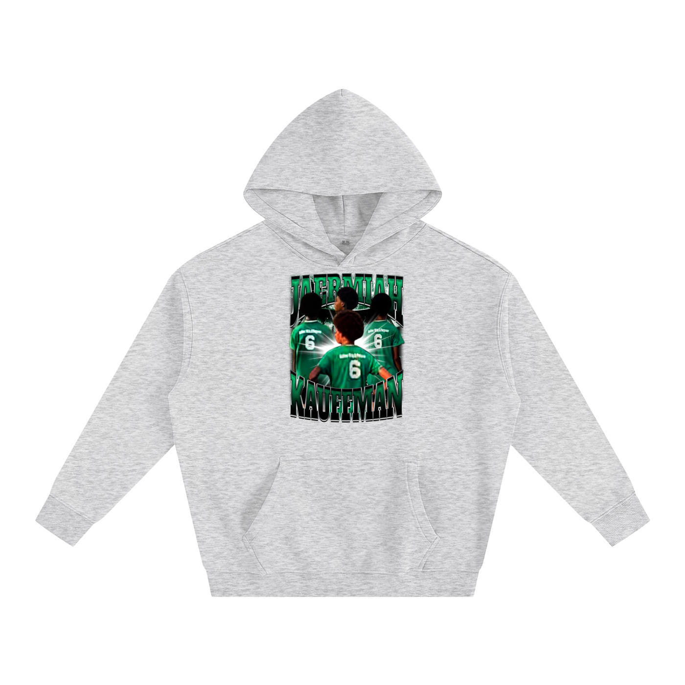 Jaermiah Kauffman Oversize Fleeced Hoodie