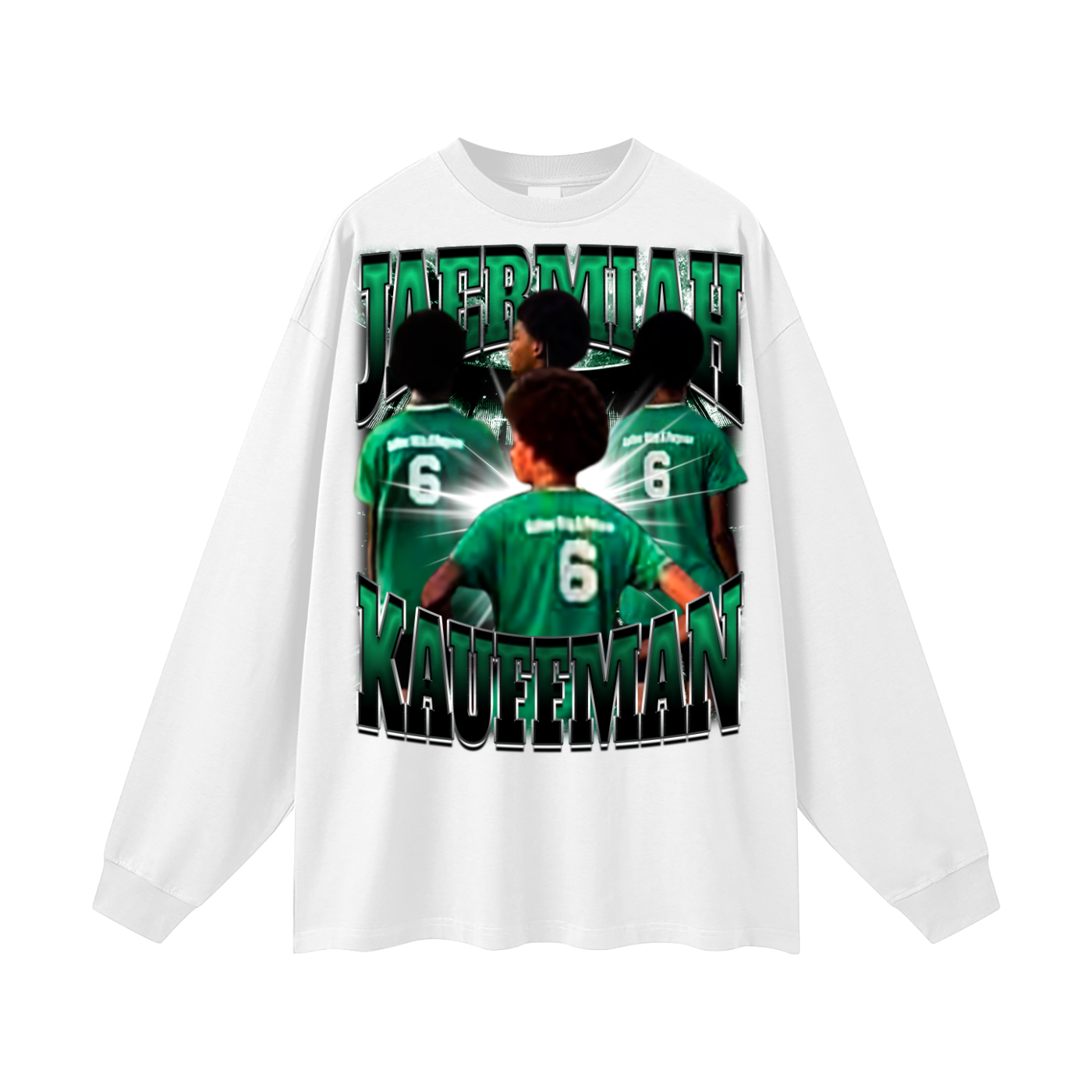 Jaermiah Kauffman Oversized Long Sleeve Tee
