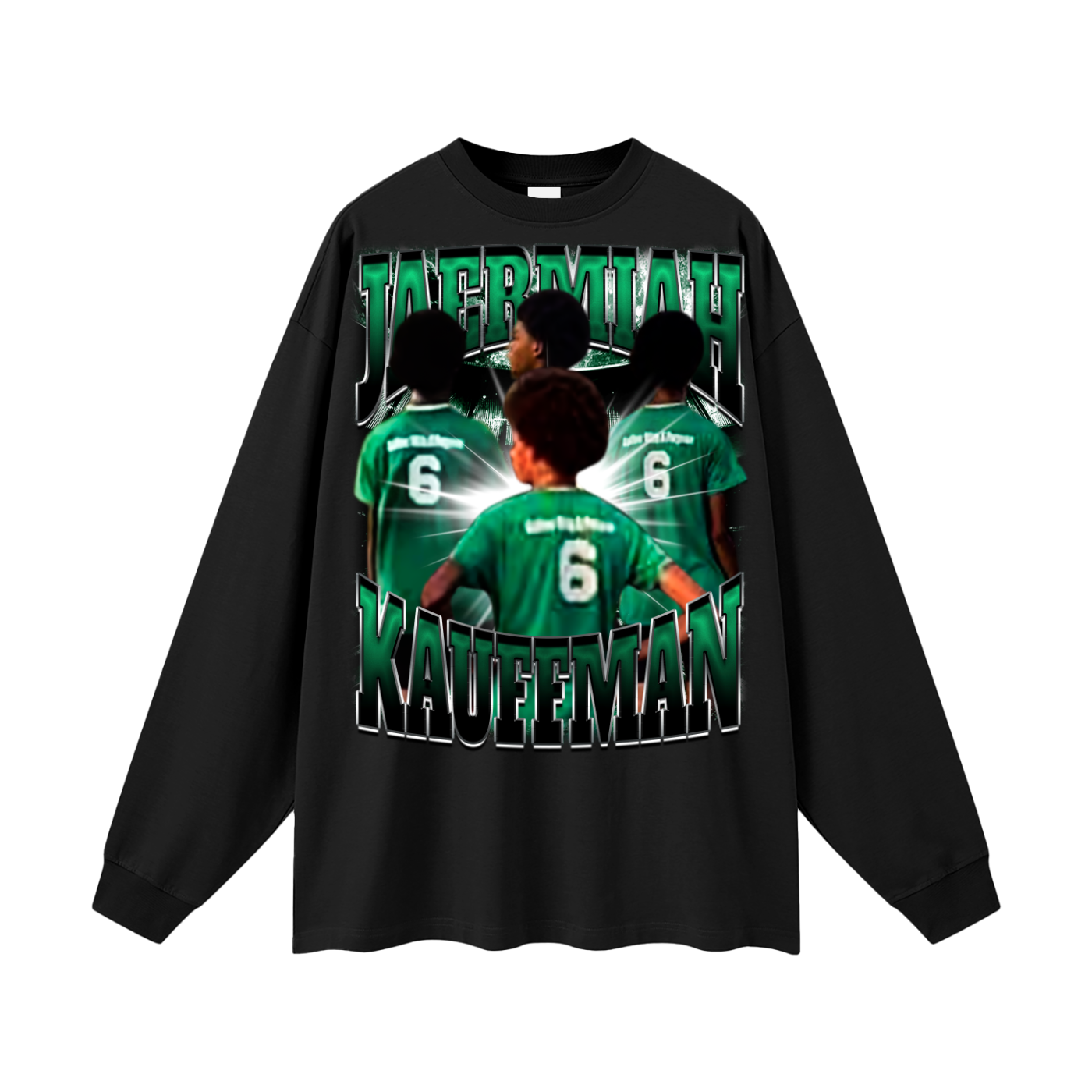 Jaermiah Kauffman Oversized Long Sleeve Tee