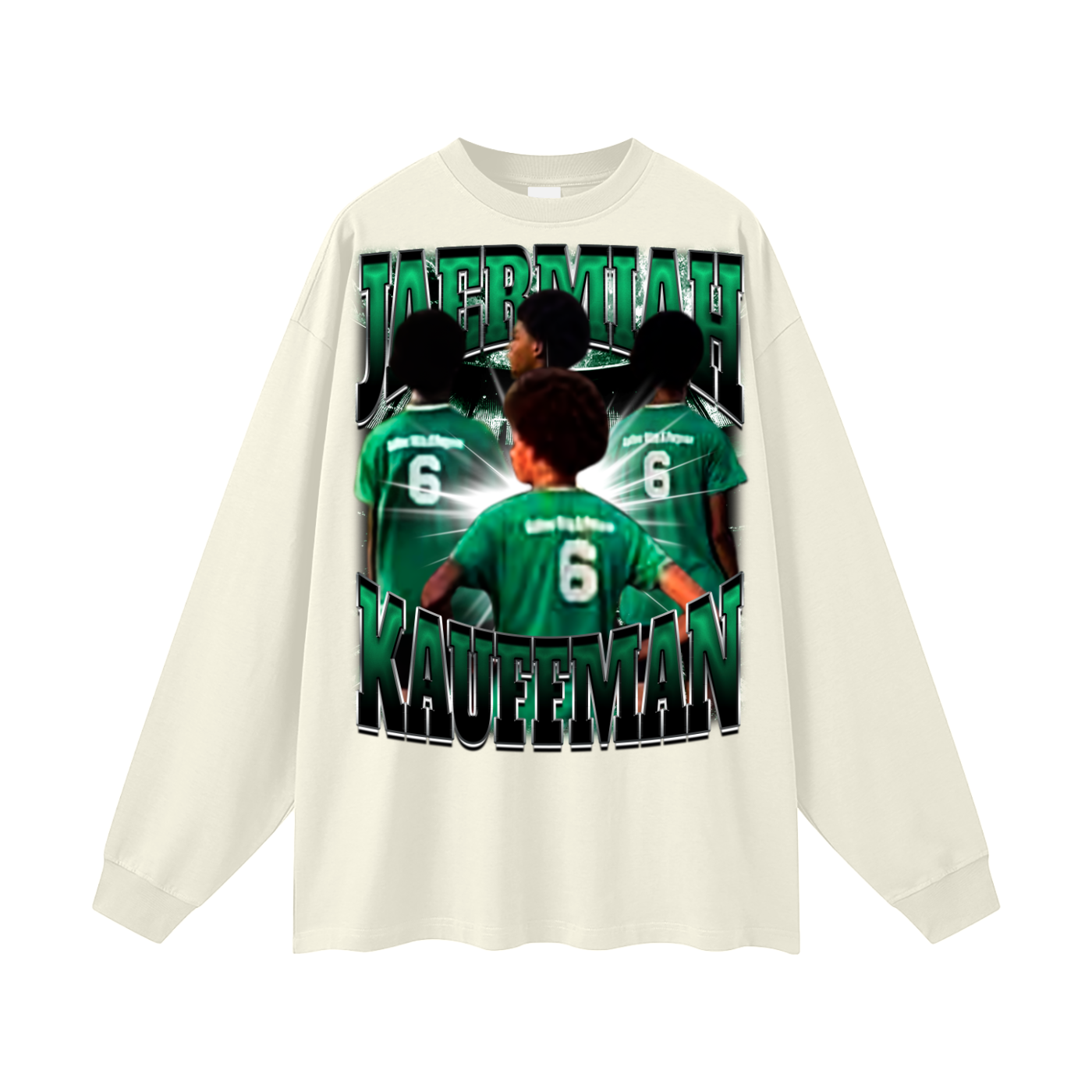 Jaermiah Kauffman Oversized Long Sleeve Tee