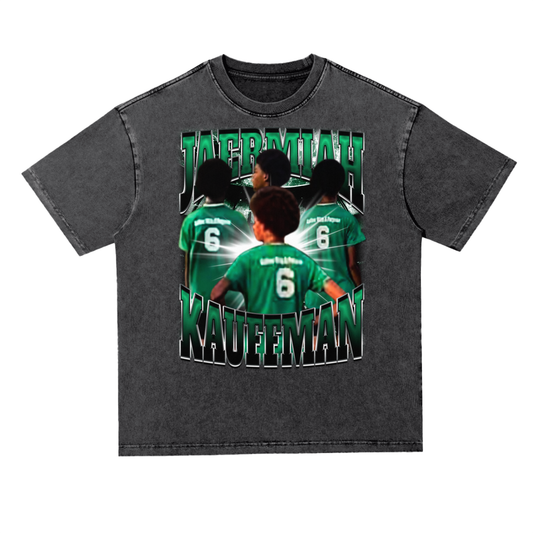 Jaermiah Kauffman Oversized Acid wash T-shirt