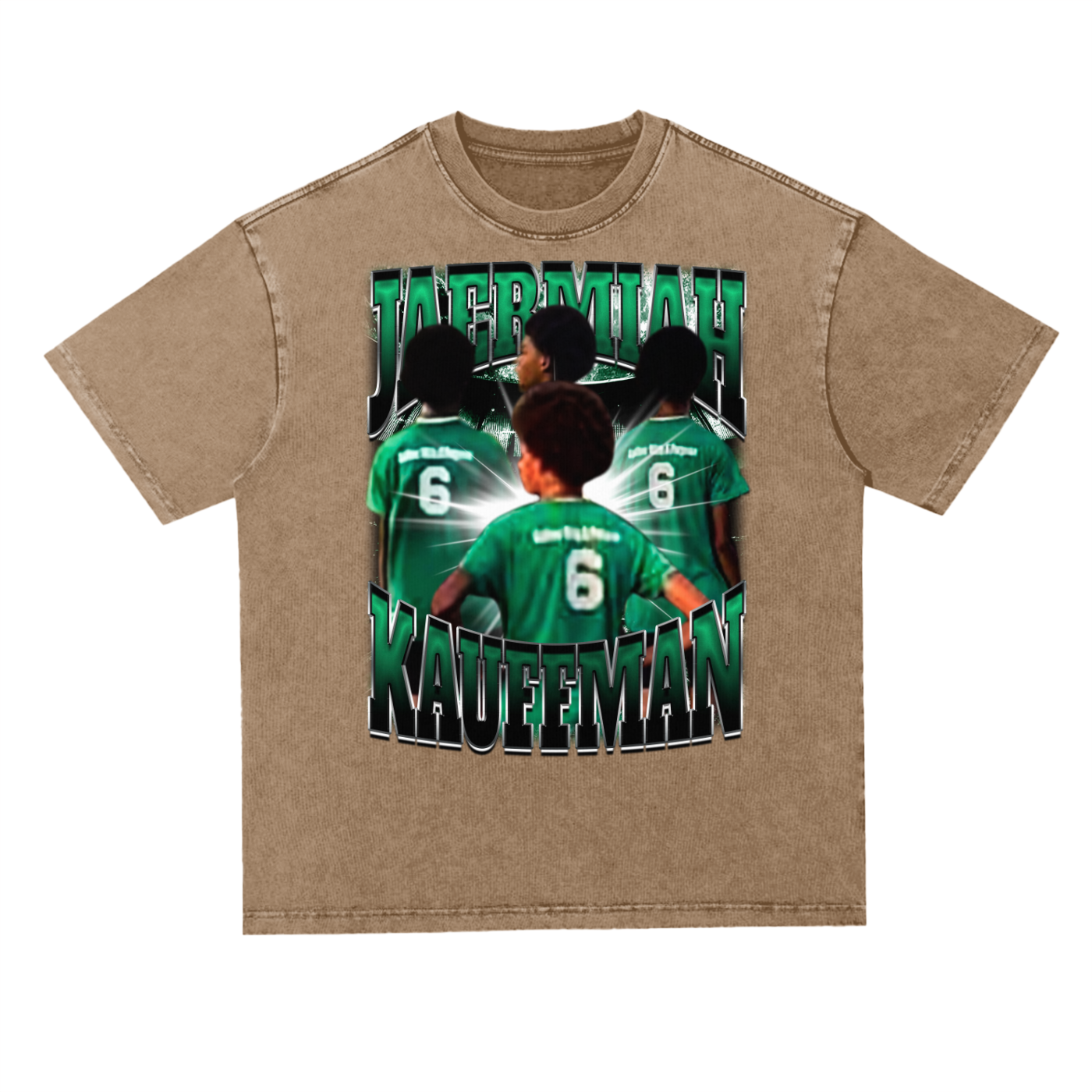 Jaermiah Kauffman Oversized Acid wash T-shirt