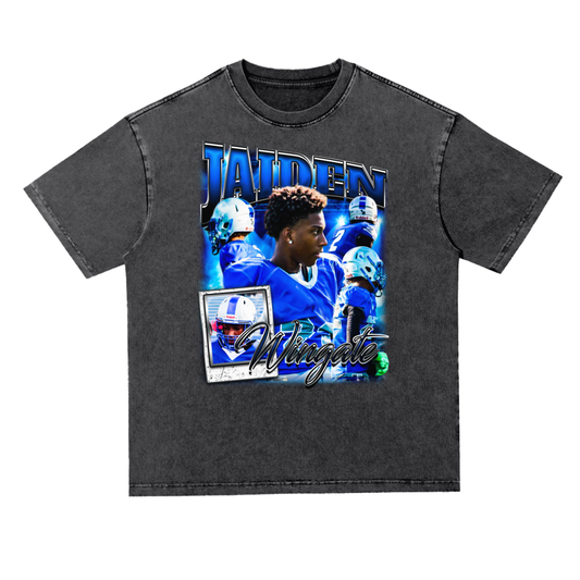 Jaiden Wingate Oversized Acid wash T-shirt