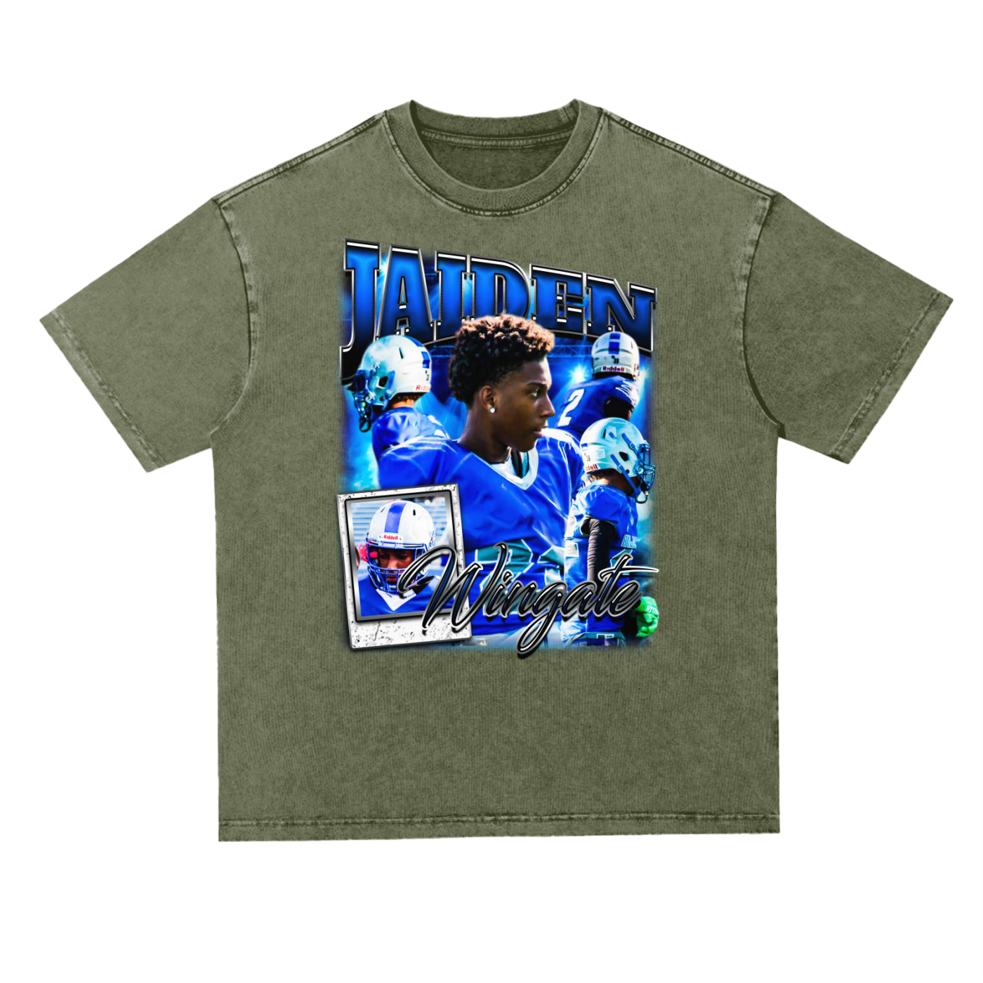 Jaiden Wingate Oversized Acid wash T-shirt
