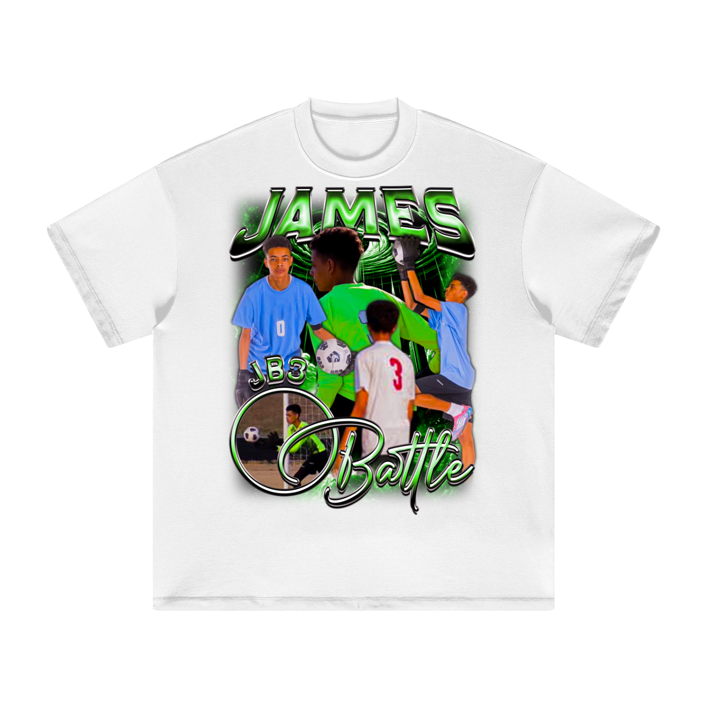 James Battle Heavyweight Oversized T-shirt