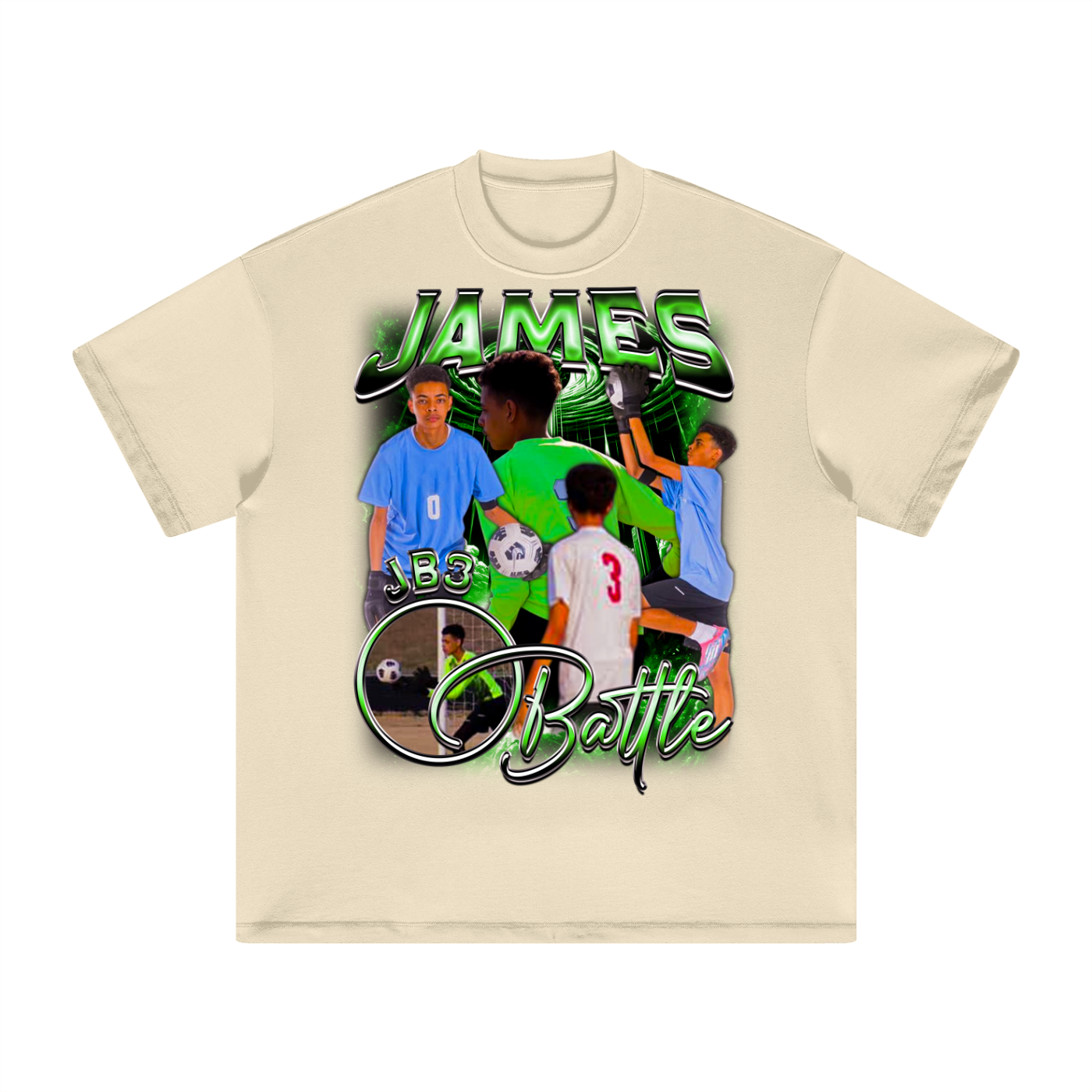 James Battle Heavyweight Oversized T-shirt