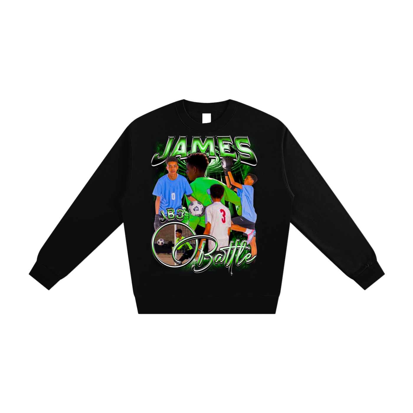 James Battle Heavyweight Crewneck Sweatshirt