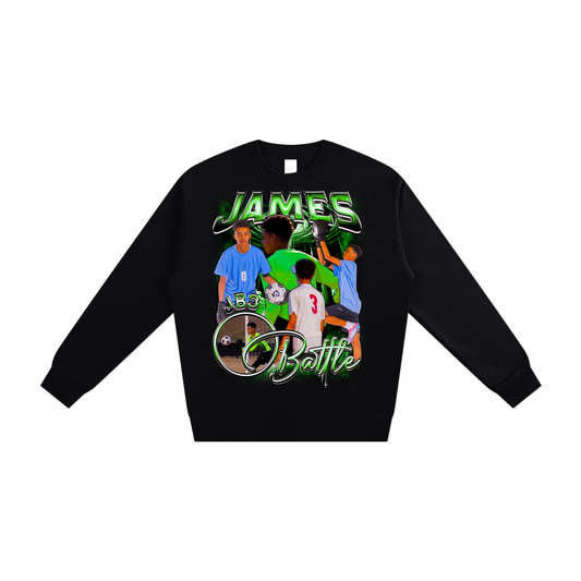 James Battle Heavyweight Crewneck Sweatshirt