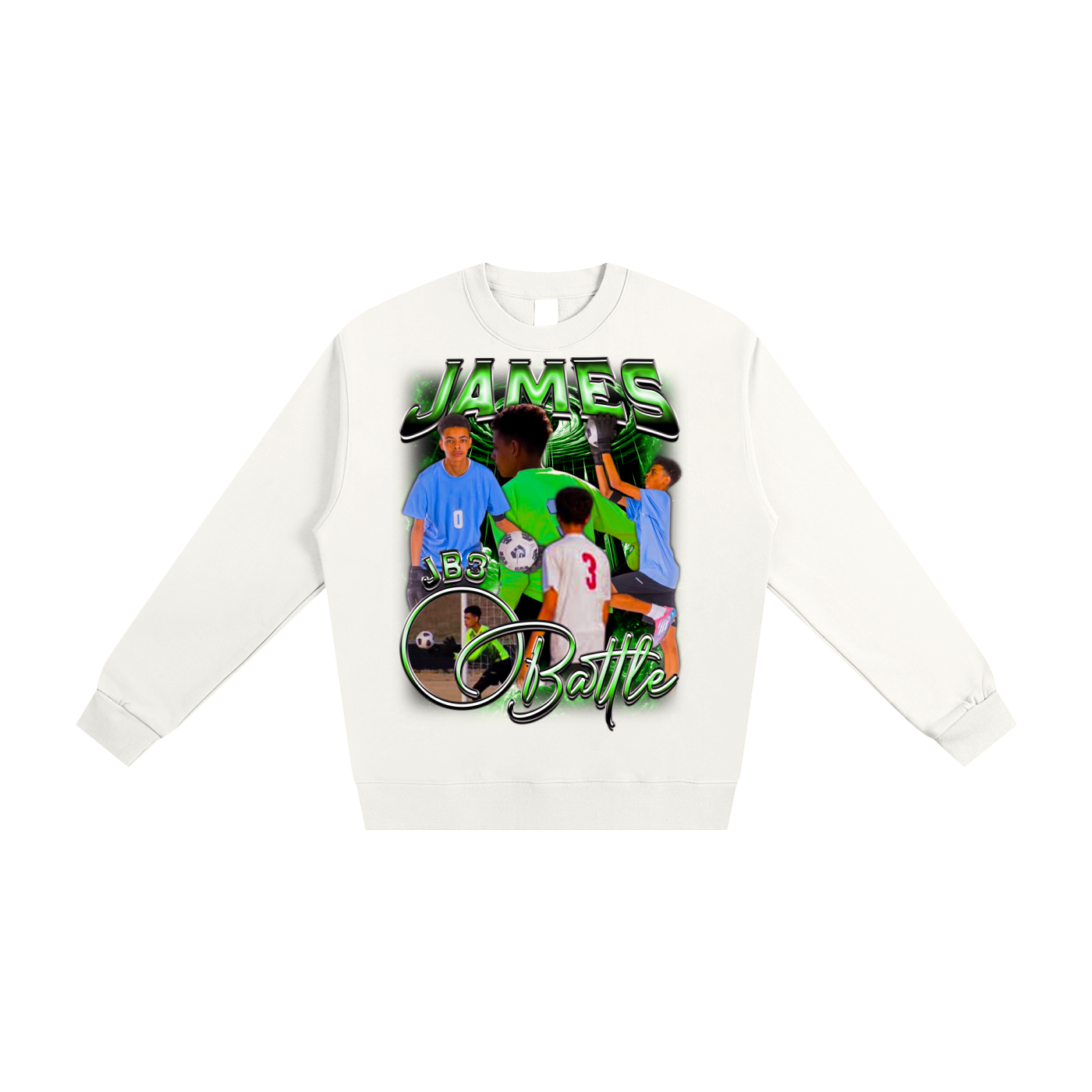 James Battle Heavyweight Crewneck Sweatshirt