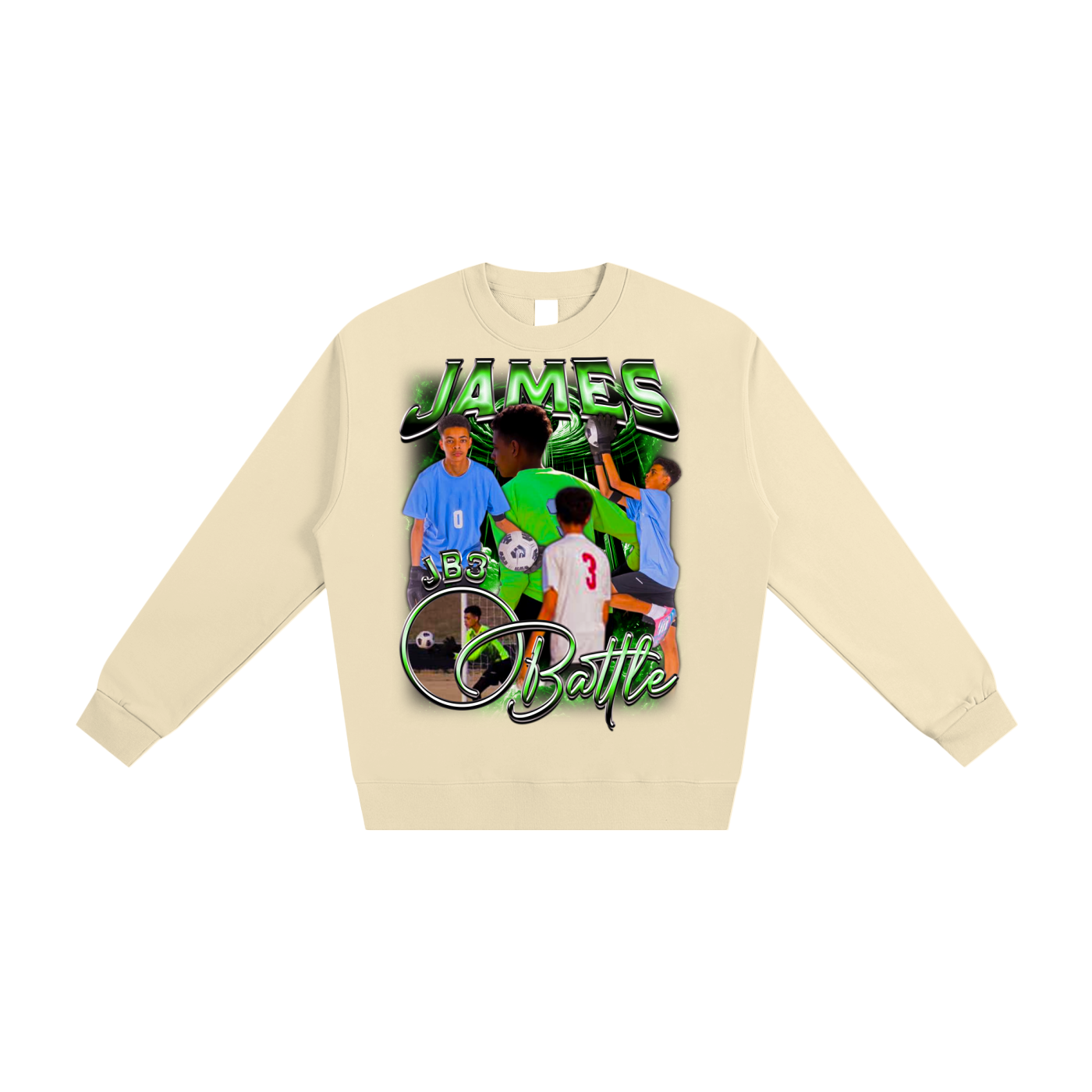 James Battle Heavyweight Crewneck Sweatshirt