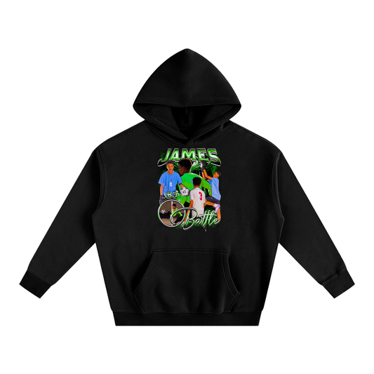 James Battle Oversize Fleeced Hoodie