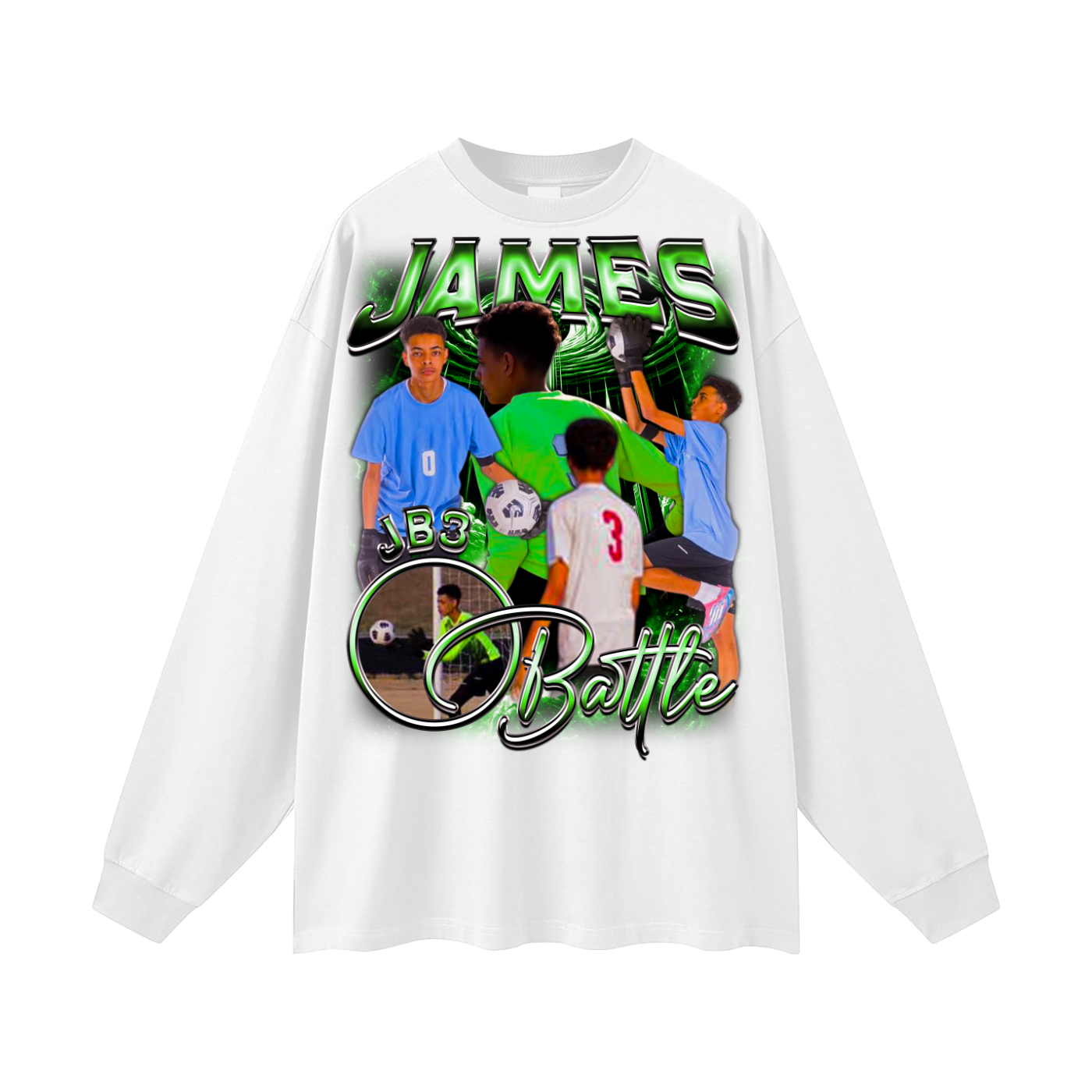 James Battle Oversized Long Sleeve Tee