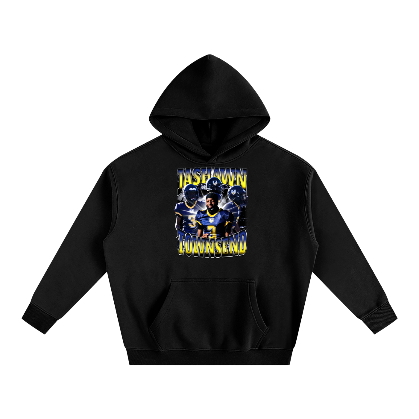 Jashawn Townsend Oversize Fleeced Hoodie