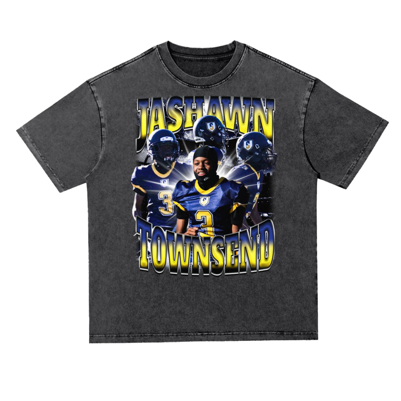 Jashawn Townsend Oversized Acid wash T-shirt