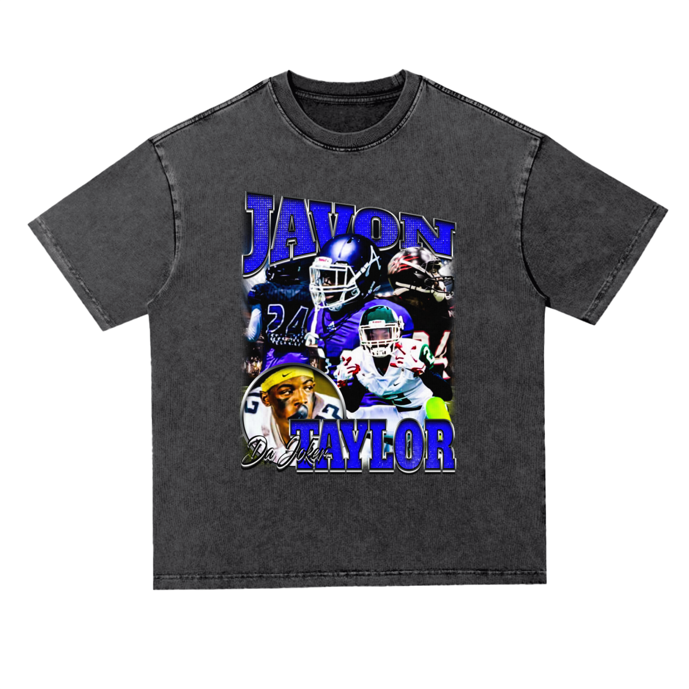 Javon Taylor Oversized Acid Wash Tee