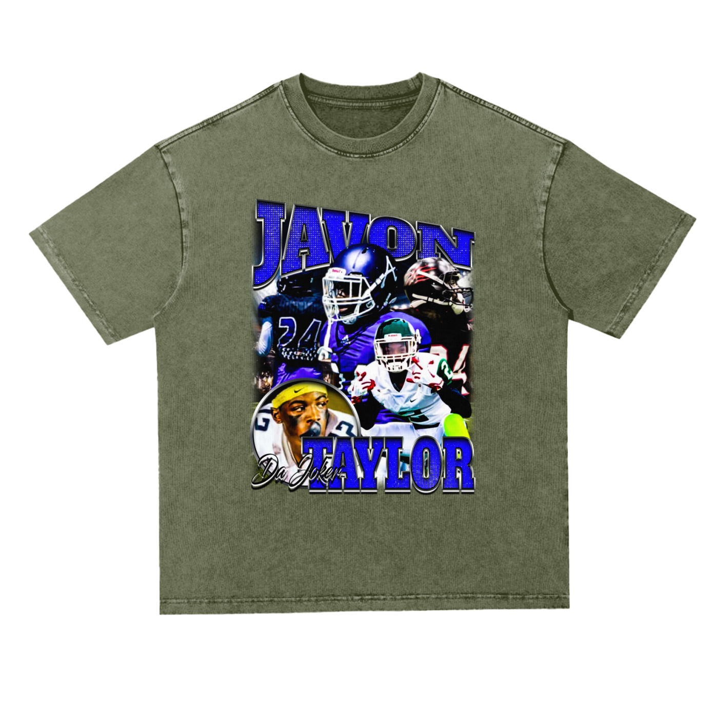 Javon Taylor Oversized Acid Wash Tee