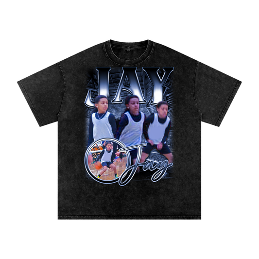 Jay Oversized Acid wash T-shirt
