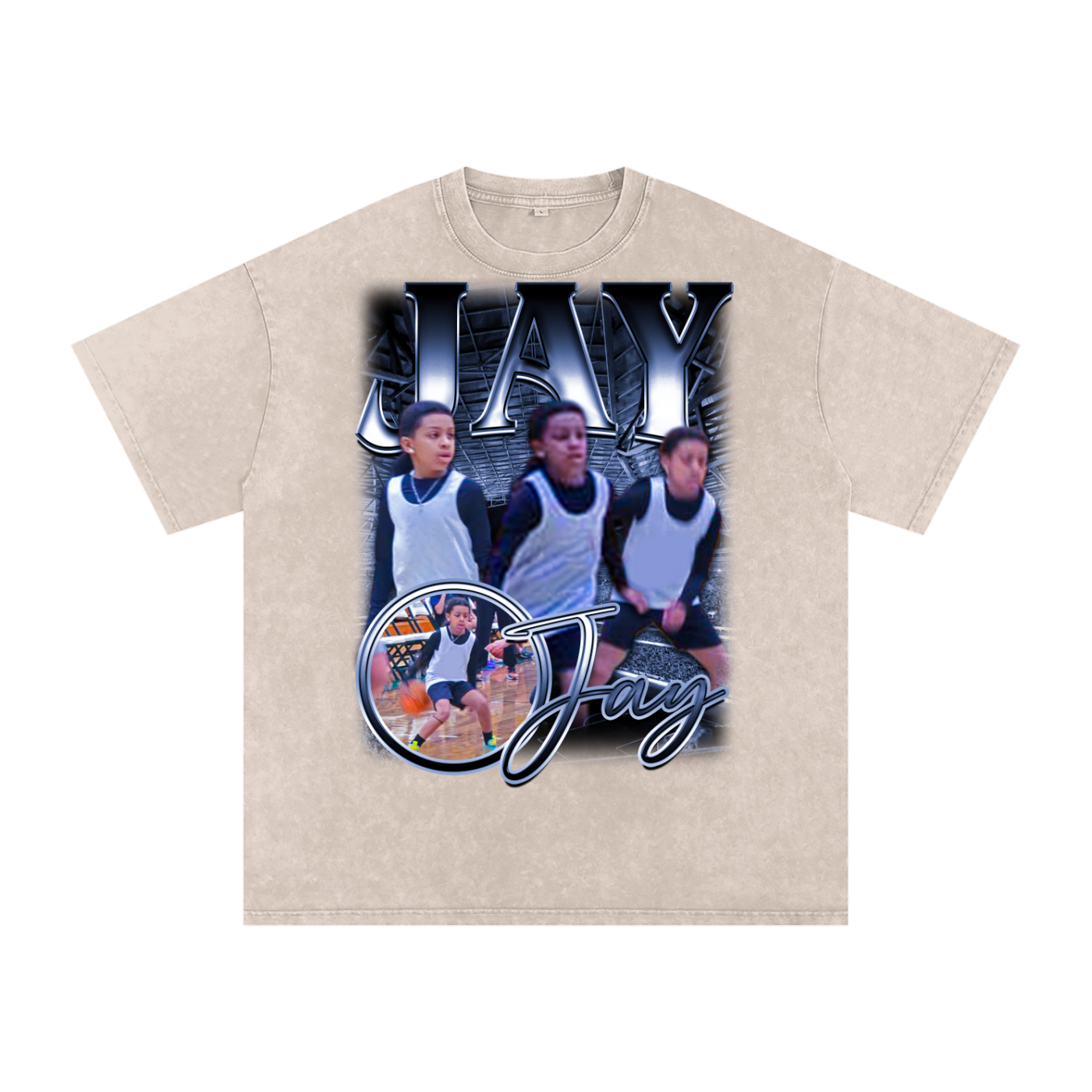 Jay Oversized Acid wash T-shirt