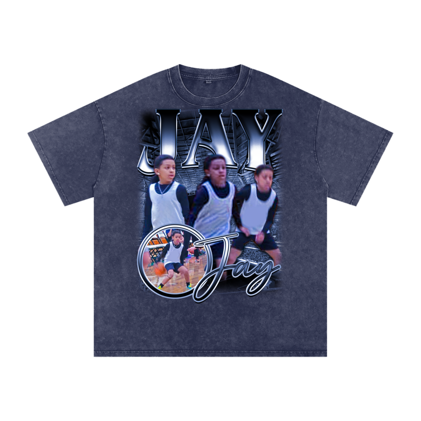 Jay Oversized Acid wash T-shirt