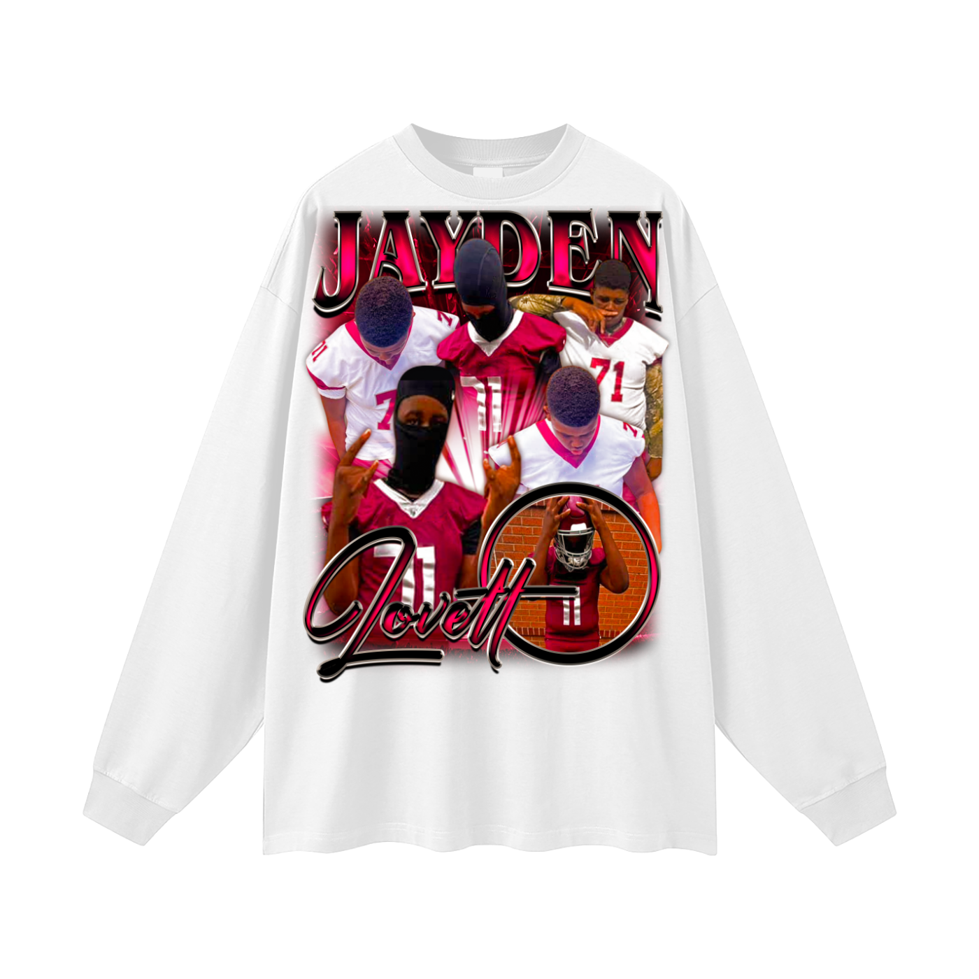 Jayden Lovett Oversized Long Sleeve Tee