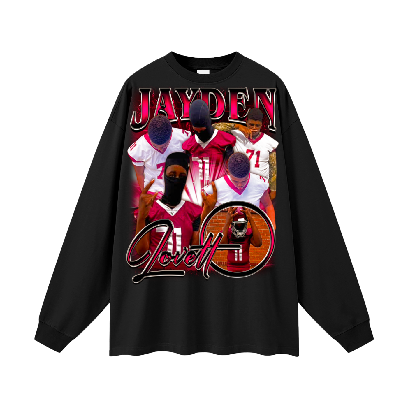 Jayden Lovett Oversized Long Sleeve Tee