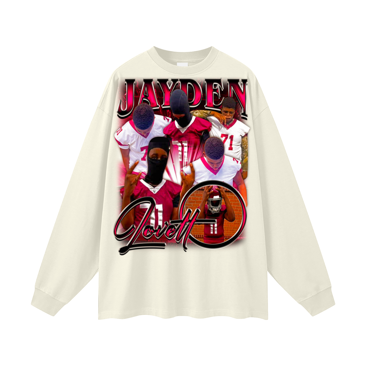 Jayden Lovett Oversized Long Sleeve Tee