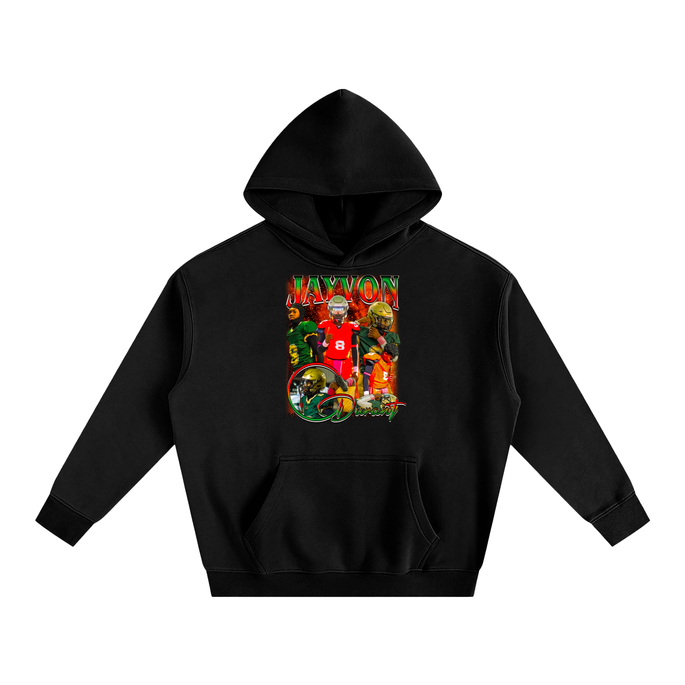Jayvon Durant Oversize Fleeced Hoodie