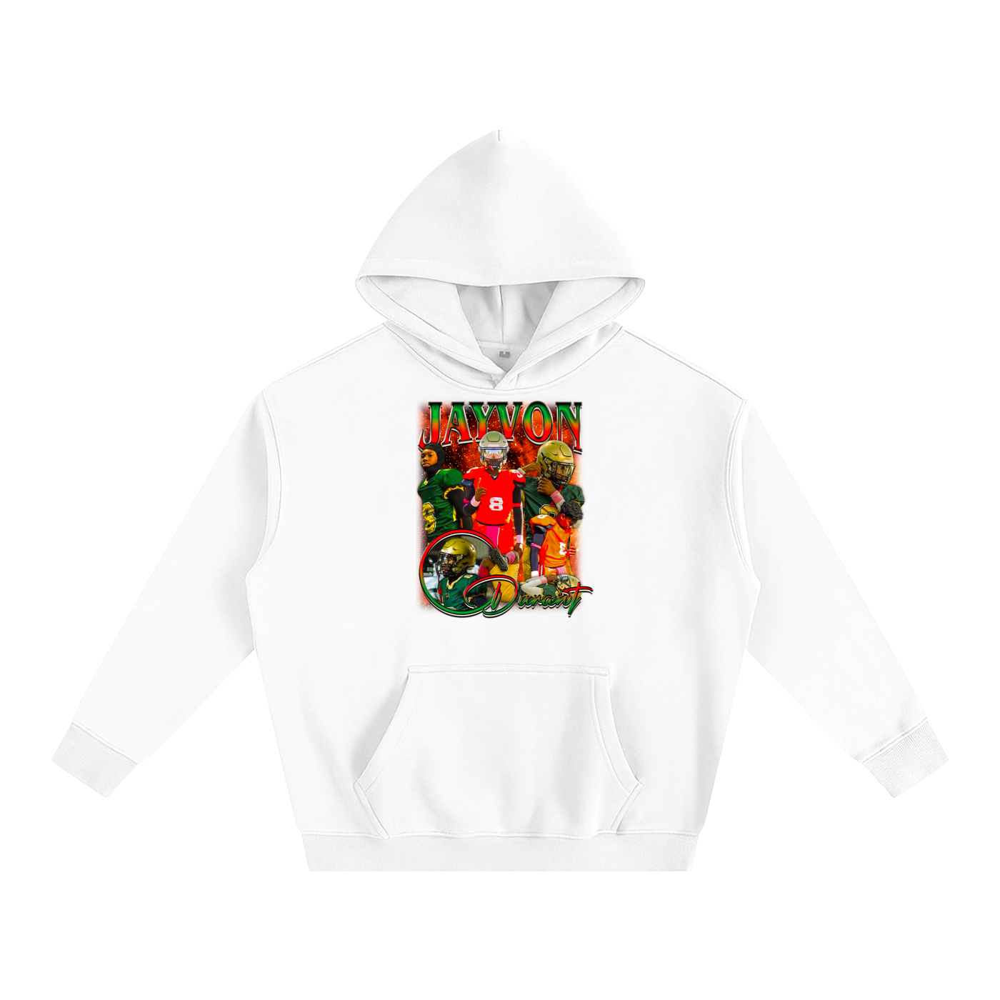 Jayvon Durant Oversize Fleeced Hoodie