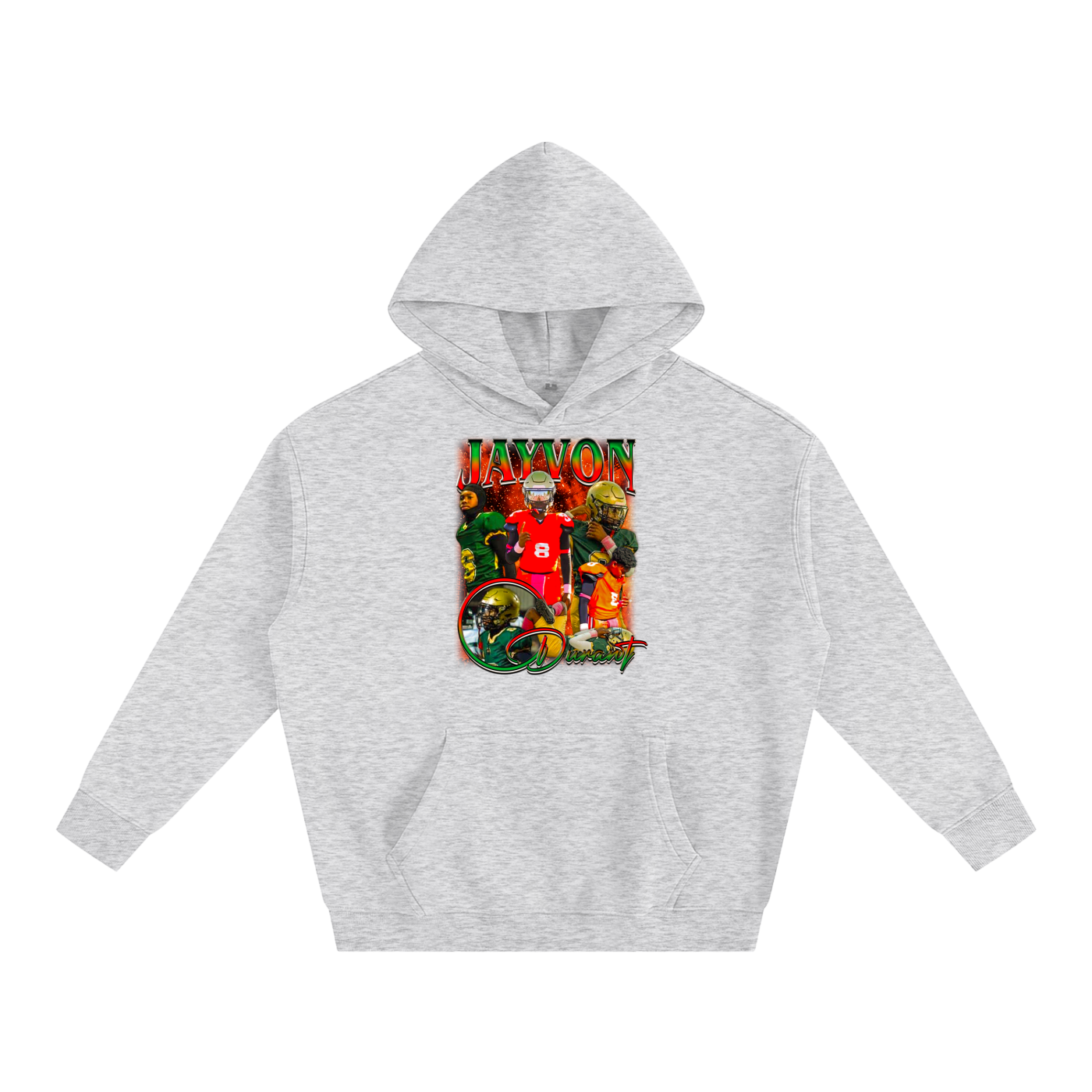 Jayvon Durant Oversize Fleeced Hoodie