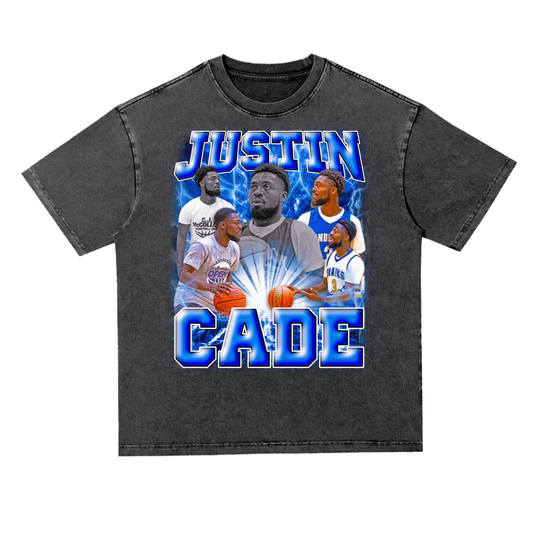 Justin Cade Oversized Acid wash T-shirt
