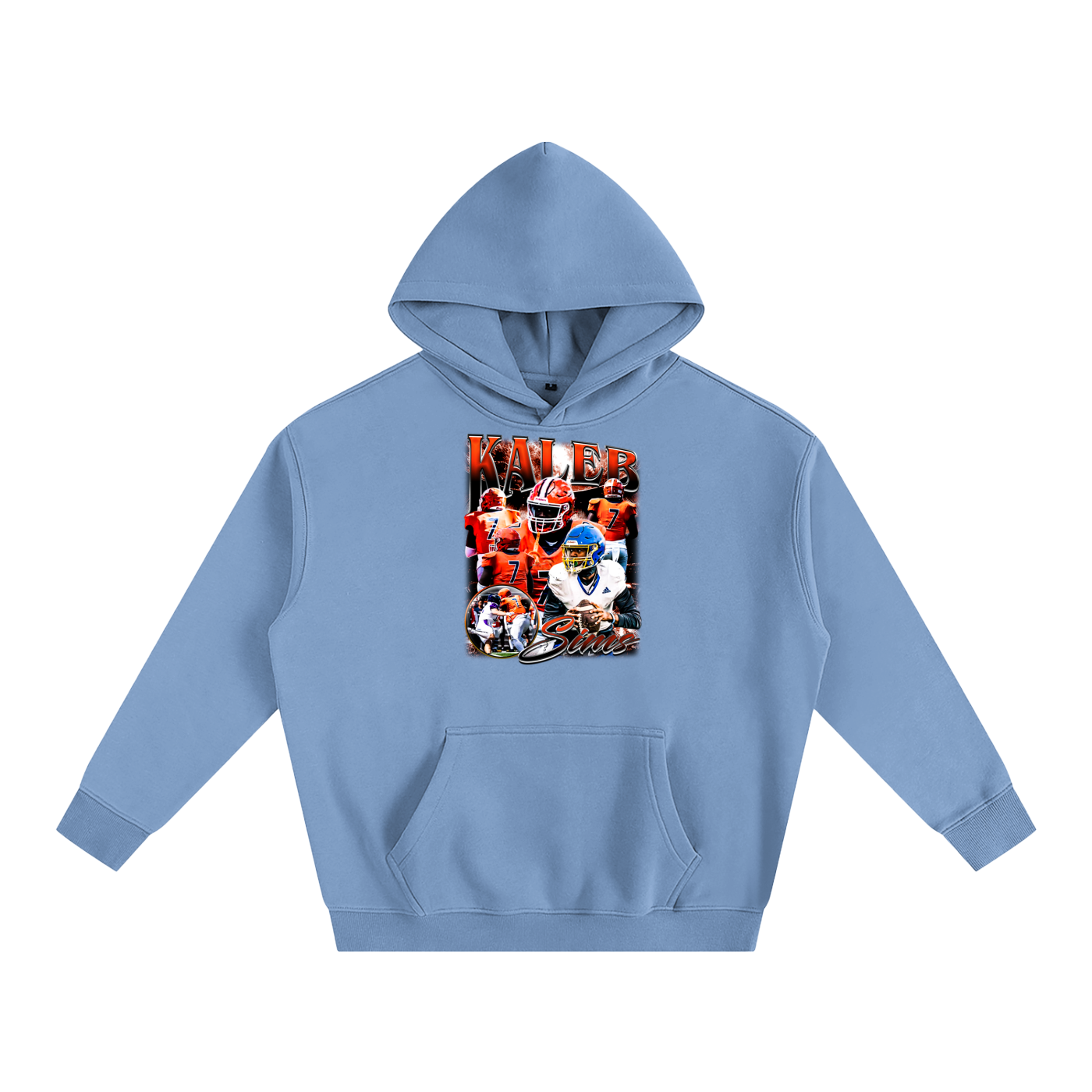 Kaleb Sims Oversize Fleeced Hoodie