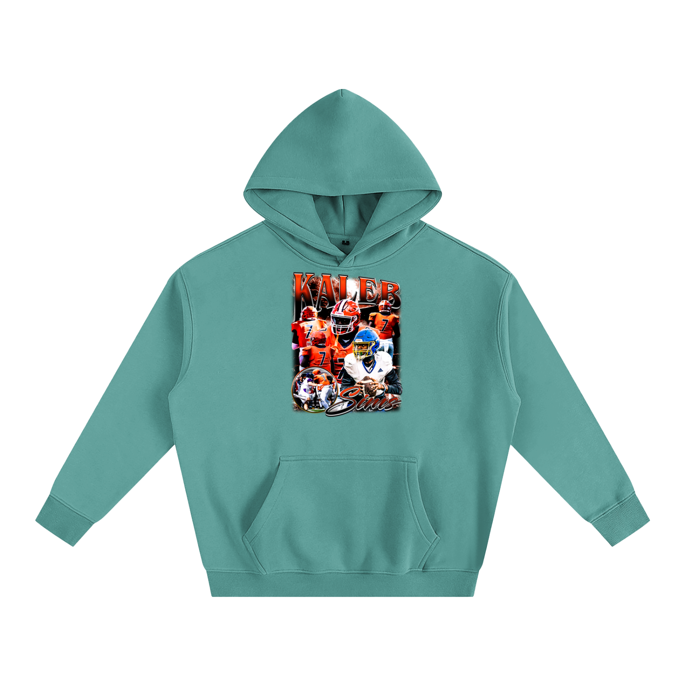 Kaleb Sims Oversize Fleeced Hoodie