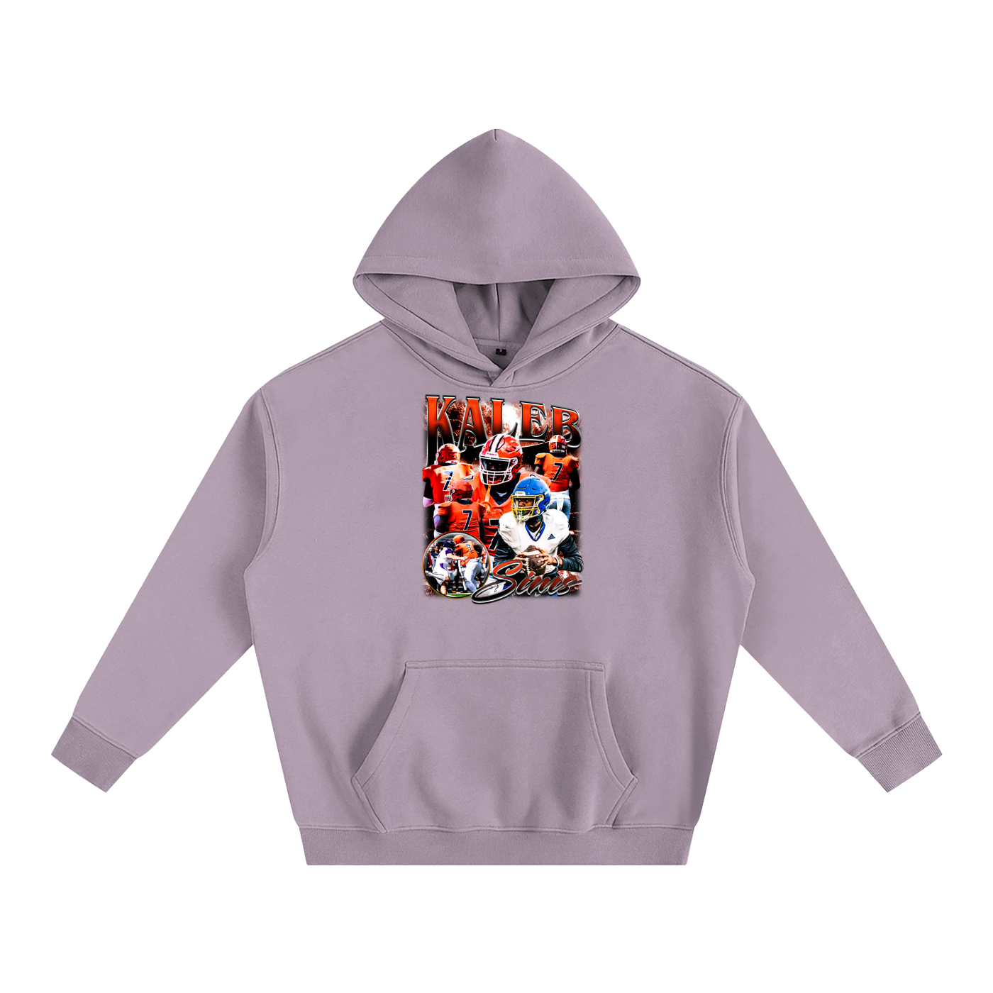 Kaleb Sims Oversize Fleeced Hoodie