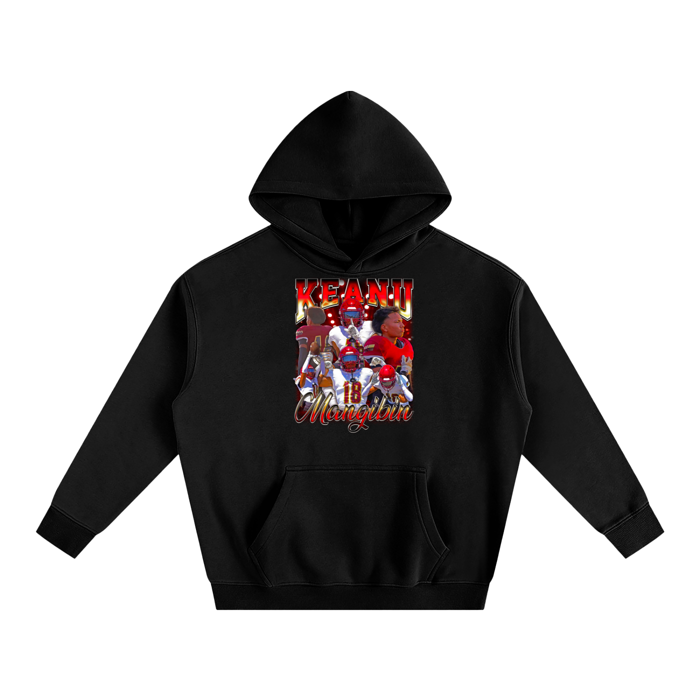 Keanu Mangibin Oversize Fleeced Hoodie